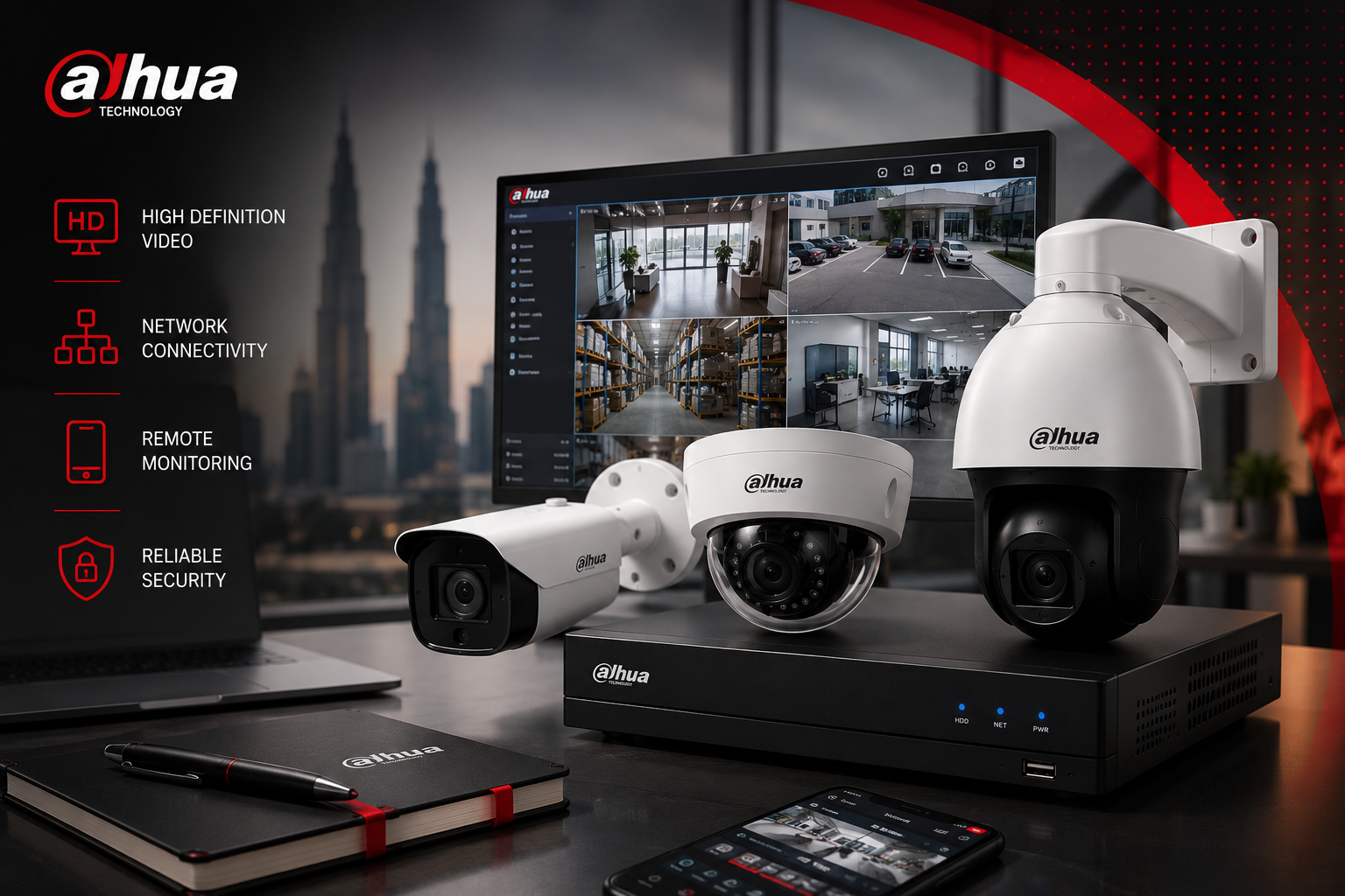 Dahua CCTV supplier in Dubai for security solutions