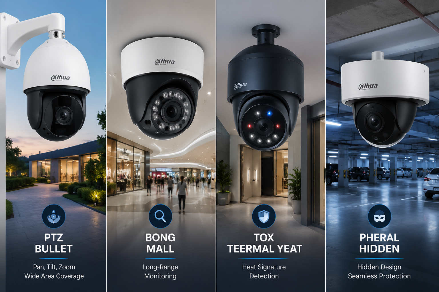 Dahua CCTV camera types and Dahua security cameras